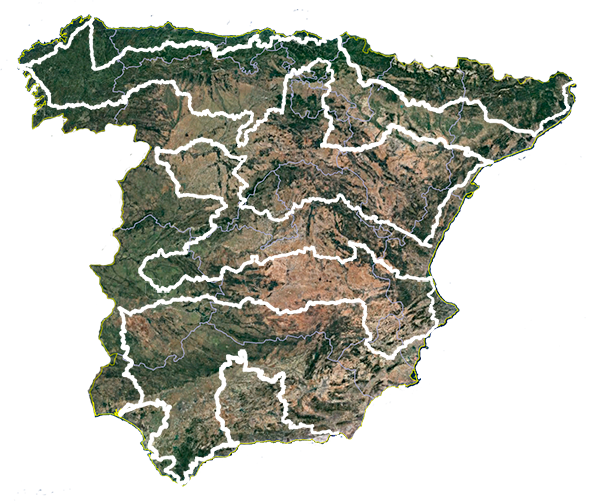 Mapa de la ruta completa OFF ROAD de La Ruta 47 por España